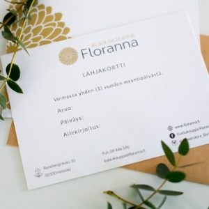 Florannan lahjakortti